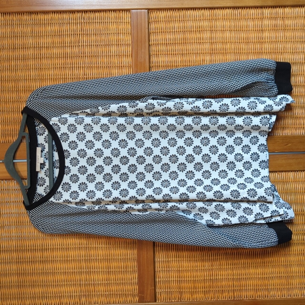 Loft XXL patterned silk blouse